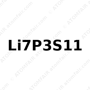 Li7P3S11 (CAS: N/A)