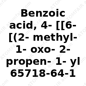 Benzoic acid, 4-[[6-[(2-methyl-1-oxo-2-propen-1-yl)oxy]hexyl]oxy]-, 4-methoxyphenyl ester (CAS: 65718-64-1)