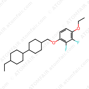 1-Ethoxy-2,3-difluoro-4-[[(trans,trans)-4'-ethyl [1,1'-bicyclohexyl]-4-yl]methoxy]benzene (CAS: 875468-55-6)