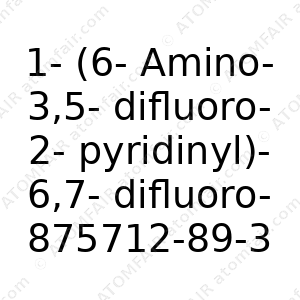 1-(6-Amino-3,5-difluoro-2-pyridinyl)-6,7-difluoro-1,4-dihydro-4-oxo-3-quinolinecarboxylic Acid (CAS: 875712-89-3)
