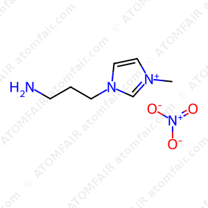 1H-Imidazolium, 3-(3-aminopropyl)-1-methyl-, nitrate (CAS: 2170331-12-9)