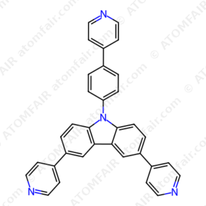 3,6-Di(pyridin-4-yl)-9-(4-(pyridin-4-yl)phenyl)-9H-carbazole (CAS: 1365567-83-4)