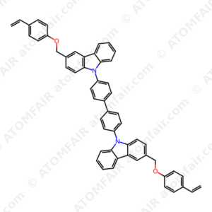4,4-Bis(3-((4-vinylphenoxy)methyl)-9H-carbazol-9-yl)biphenyl (CAS: 1428901-78-3)