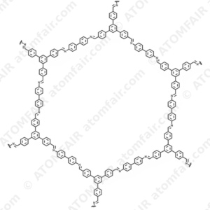 [1,1′:3′,1′′-Terphenyl]-4,4′′-dicarboxaldehyde, 5′-(4-formylphenyl)-, polymer with [1,1′-biphenyl]-4,4′-diamine (CAS: 2375177-88-9)