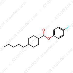 trans-4-Pentylcyclohexanecarboxylic acid 4-fluorophenyl ester (CAS: 79912-83-7)