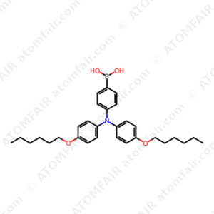 (4-(Bis(4-(hexyloxy)phenyl)amino)phenyl)boronic acid (CAS: 1380786-94-6)
