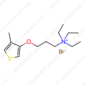 N,N,N-triethyl-3-((4-methylthiophen-3-yl)oxy)propan-1-aminium bromide (CAS: 471269-03-1)