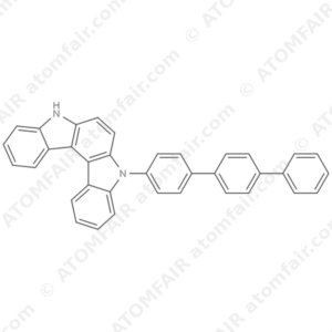 Indolo[2,3-c]carbazole, 5,8-dihydro-5-[1,1′:4′,1′′-terphenyl]-4-yl (CAS: 2656367-15-4)
