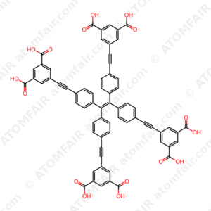 1,3-Benzenedicarboxylic acid, 5,5',5'',5'''-[1,2-ethenediylidenetetrakis(4,1-phenylene-2,1-ethynediyl)]tetrakis (CAS: 1415119-04-8)