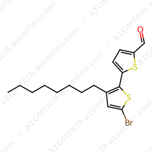 [2,2'-Bithiophene]-5-carboxaldehyde, 5'-bromo-3'-octyl (CAS: 2568975-69-7)