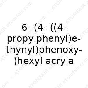 6-(4-((4-propylphenyl)ethynyl)phenoxy)hexyl acrylate (CAS: N/A)