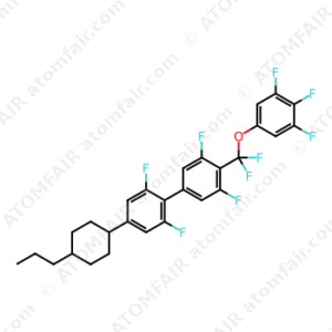 4'-[Difluoro(3,4,5-trifluorophenoxy)methyl]-2,3',5',6-tetrafluoro-4-(trans-4-propylcyclohexyl)-1,1'-biphenyl (CAS: 748139-01-7)