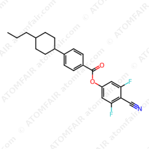 4-(trans-4-Propylcyclohexyl)benzoic acid 4-cyano-3,5-difluorophenyl ester (CAS: 186320-72-9)