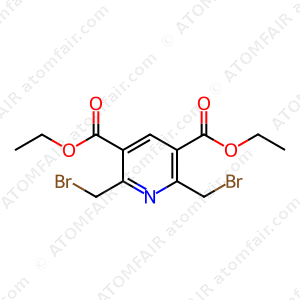 3,5-Pyridinedicarboxylic acid, 2,6-bis(bromomethyl)-, diethyl ester (CAS: 185540-29-8)