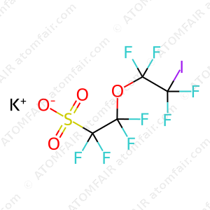 potassium 1,1,2,2-tetrafluoro-2-(1,1,2, 2-tetrafluoro-2-iodoethoxy)ethanesulfonate (CAS: 105198-11-6)