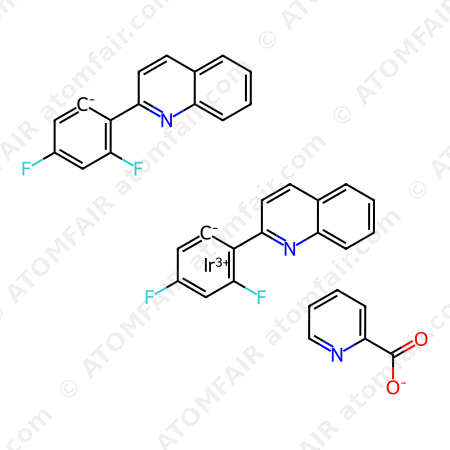 Iridium(III) bis(2-(2,4-difluorophenyl)quinoline)picolinate (CAS: 1621179-34-7)