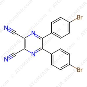 2,3-pyrazinedicarbonitrile,5,6-bis(4-bromophenyl) (CAS: 101579-12-8)