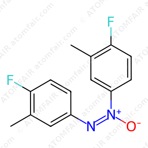 DIAZENE, BIS(4-FLUORO-3-METHYLPHENYL)-, 1-OXIDE (CAS: 76273-98-8)