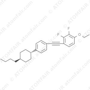 Benzene, 1-[2-[4-(trans-4-butylcyclohexyl)phenyl]ethynyl]-4-ethoxy-2,3-difluoro (CAS: 1383449-85-1)