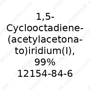 1,5-Cyclooctadiene(acetylacetonato)iridium(I), 99% (99.9%-Ir) (CAS: 12154-84-6)