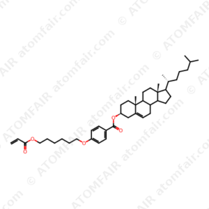 Cholest-5-en-3-ol (3β)-, 3-[4-[[6-[(1-oxo-2-propen-1-yl)oxy]hexyl]oxy]benzoate] (CAS: 206053-52-3)