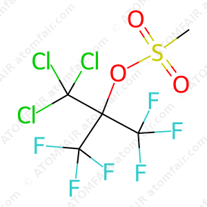 1,1-Bis(trifluoromethyl)-2,2,2-trichloroethyl methanesulfonate (CAS: 2149590-50-9)