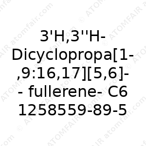 3'H,3''H-Dicyclopropa[1,9:16,17][5,6]-fullerene-C60-Ih- 3',3''-dibutanoic acid, 3',3''-diphenyl-3',3''-dimethyl ester, stereoisomer (CAS: 1258559-89-5)