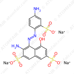 trisodium 3-amino-4-[(E)-(4-amino-2-sulfonatophenyl)diazenyl]-5-hydroxynaphthalene-2,7-disulfonate (CAS: 220380-44-9)
