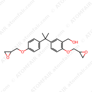 5-[1-methyl-1-[4-(oxiranylmethoxy)phenyl]ethyl]-2-(oxiranylmethoxy)benzyl alcohol (CAS: 3188-83-8)