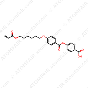 Benzoic acid, 4-[[6-[(1-oxo-2-propen-1-yl)oxy]hexyl]oxy]-, 4-carboxyphenyl ester (CAS: 503000-61-1)