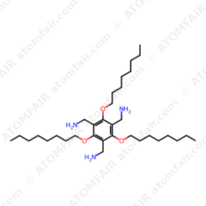 2,4,6-Tris(octyloxy)-1,3,5-benzenetrimethanamine (CAS: 2101952-04-7)