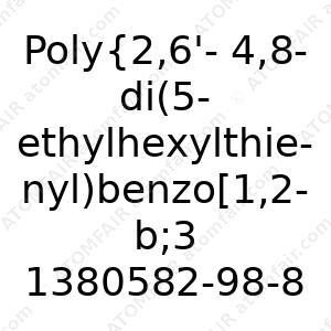 Poly{2,6'-4,8-di(5-ethylhexylthienyl)benzo[1,2-b;3,4-b] dithiophene-alt-5-dibutyloctyl-3,6-bis(5-bromothiophen-2-yl)- pyrrolo[3,4-c]pyrrole-1,4-dione} (CAS: 1380582-98-8)