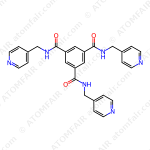1,3,5-Benzenetricarboxamide, N1,N3,N5-tris(4-pyridinylmethyl) (CAS: 182126-54-1)