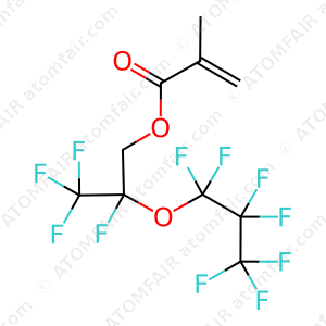 2,3,3,3‐tetrafluoro‐2‐(perfluoropropoxy) propyl methacrylate (CAS: 30862-04-5)