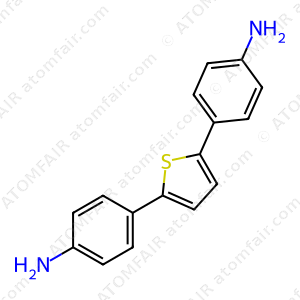 2,5-Bis(4-aminophenylenesulfanyl) thiophene (CAS: 70010-49-0)