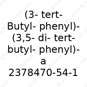 (3-tert-Butyl-phenyl)-(3,5-di-tert-butyl-phenyl)-amine (CAS: 2378470-54-1)