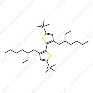 Stannane, 1,1'-[3,3'-bis(2-ethylhexyl)[2,2'-bithiophene]-5,5'-diyl]bis[1,1,1-trimethyl (CAS: 1535196-15-6)