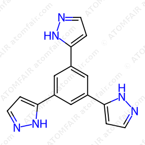 1H-Pyrazole, 3,3',3''-(1,3,5-benzenetriyl)tris (CAS: 331942-34-8)