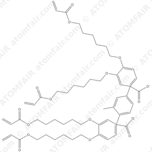 1,1′-(2-Methyl-1,4-phenylene) bis[3,4-bis[[6-[(1-oxo-2-propen-1-yl)oxy]hexyl]oxy]benzoate] (CAS: 1612188-07-4)