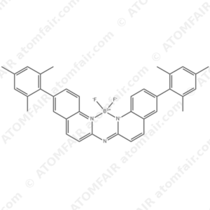 Z)-6-Mesityl-N-(6-mesitylquinolin-2(1H)-ylidene)quinolin-2-amine-BF2 complex (CAS: 1338788-44-5)