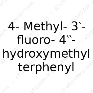 4-Methyl-3‵-fluoro-4‵‵-hydroxymethyl terphenyl (CAS: N/A)