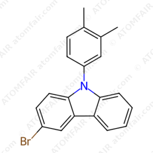 9H-Carbazole, 3-bromo-9-(3,4-dimethylphenyl) (CAS: 856422-40-7)