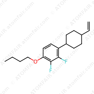 1-butoxy-4-(4-vinylcyclohexyl)-2,3-difluoro benzene (CAS: 477720-56-2)