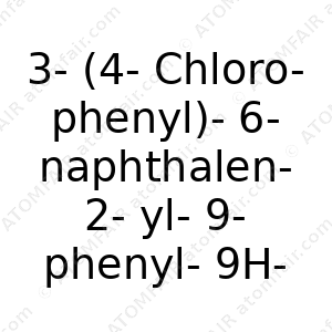 3-(4-Chloro-phenyl)-6-naphthalen-2-yl-9-phenyl-9H-carbazole (CAS: N/A)