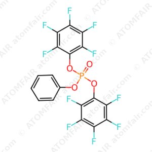 Phosphoric acid, bis(pentafluorophenyl) phenyl ester (CAS: 59616-63-6)