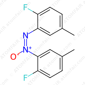 DIAZENE, BIS(2-FLUORO-5-METHYLPHENYL)-, 1-OXIDE (CAS: 76273-96-6)