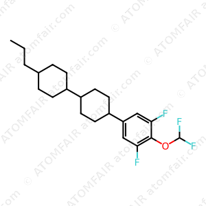 1,3-Difluor-2-difluormethoxy-5-(4-trans-propyl-[1,1-bicyclohexyl]-4-trans-yl)-benzene (CAS: 137784-79-3)