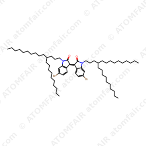 2H-Indol-2-one, 6-bromo-3-[6-bromo-1-(4-decyltetradecyl)-1,2-dihydro-2-oxo-3H-indol-3-ylidene]-1-(4-decyltetradecyl)-1,3-dihydro (CAS: 1413918-79-2)