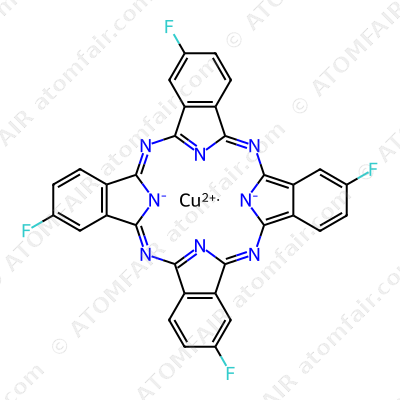 Copper(II)-2,9,16,23-tetrafluoro-29H ,31H -phthalocyanine (CAS: 65602-84-8)