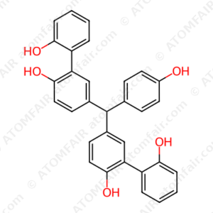 [1,1′-Biphenyl]-2,2′-diol, 5-[(2′,6-dihydroxy[1,1′-biphenyl]-3-yl)(4-hydroxyphenyl)methyl] (CAS: 2211018-15-2)